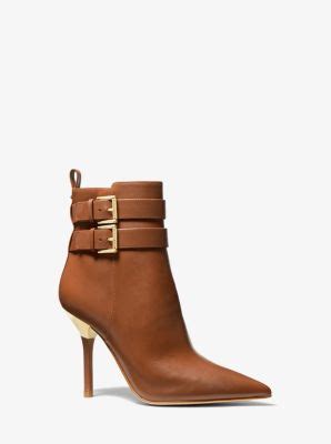 michael kors bryn studded leather ankle boot|Amal Studded Leather Ankle Boot .